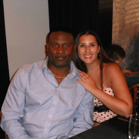 Adrianne Moss with her second husband Larry Moss